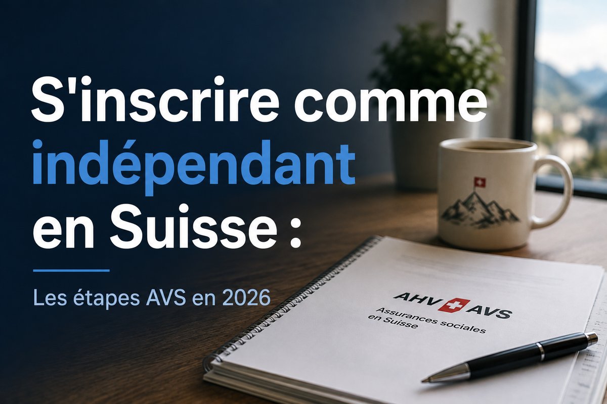 S'inscrire comme indépendant en Suisse : les étapes AVS en 2026